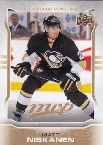 #153 Matt Niskanen - Pittsburgh Penguins - 2014-15 Upper Deck MVP Hockey