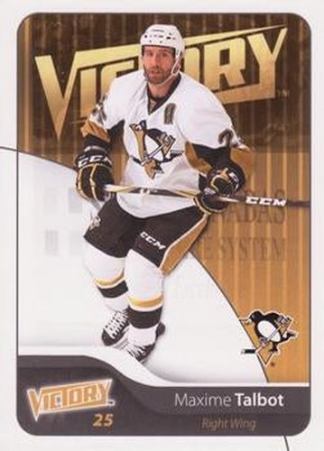 #153 Maxime Talbot - Pittsburgh Penguins - 2011-12 Upper Deck Victory Hockey