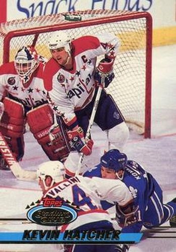 #153 Kevin Hatcher - Washington Capitals - 1993-94 Stadium Club Hockey