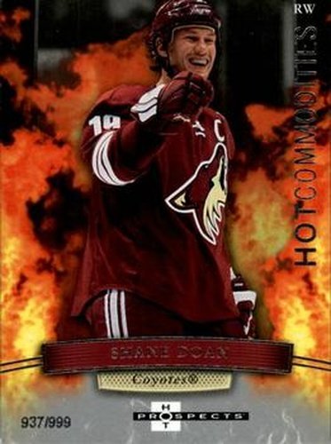 #153 Shane Doan - Phoenix Coyotes - 2007-08 Fleer Hot Prospects Hockey