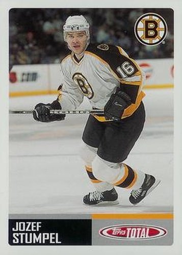#153 Jozef Stumpel - Boston Bruins - 2002-03 Topps Total Hockey