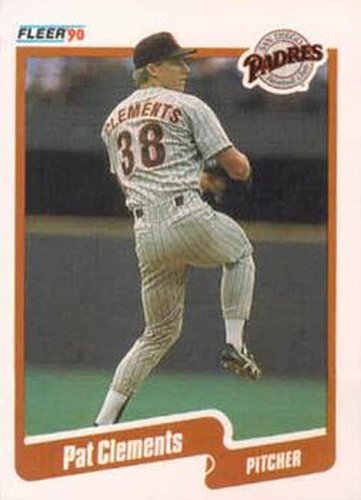 #153 Pat Clements - San Diego Padres - 1990 Fleer USA Baseball