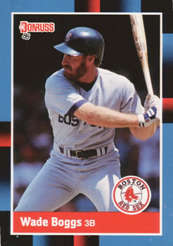 #153 Wade Boggs - Boston Red Sox - 1988 Donruss Baseball