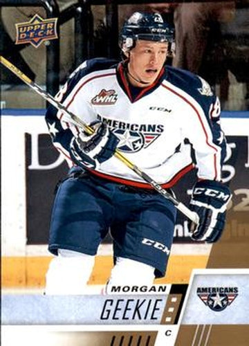 #153 Morgan Geekie - Tri-City Americans - 2017-18 Upper Deck CHL Hockey