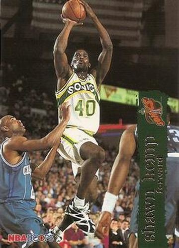 #153 Shawn Kemp - Seattle SuperSonics - 1995-96 Hoops Basketball
