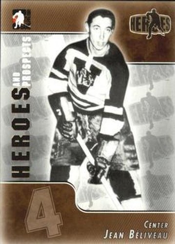 #153 Jean Beliveau - Victoriaville Tigres - 2004-05 In The Game Heroes and Prospects Hockey