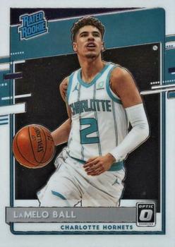 #153 LaMelo Ball - Charlotte Hornets - 2020-21 Donruss Optic Basketball