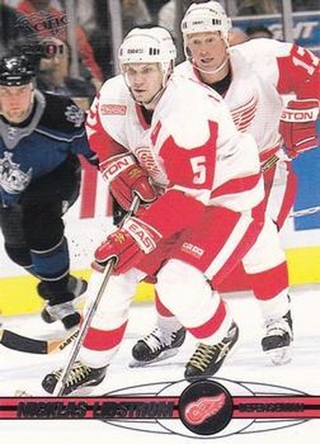 #153 Nicklas Lidstrom - Detroit Red Wings - 2000-01 Pacific Hockey