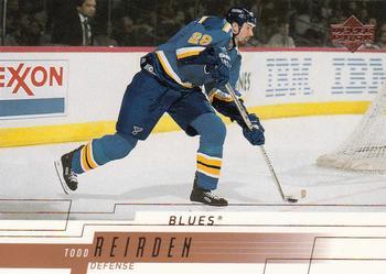 #153 Todd Reirden - St. Louis Blues - 2000-01 Upper Deck Hockey