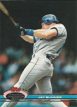 #153 Jay Buhner - Seattle Mariners - 1991 Stadium Club Baseball