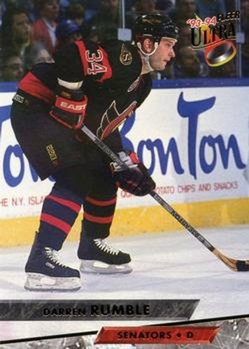 #153 Darren Rumble - Ottawa Senators - 1993-94 Ultra Hockey