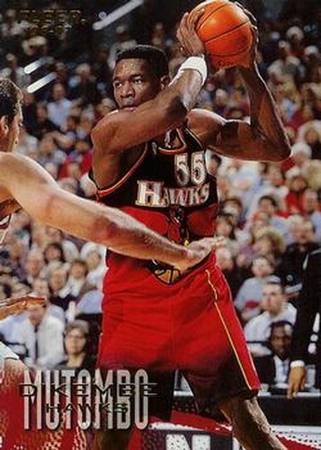 #153 Dikembe Mutombo - Atlanta Hawks - 1996-97 Fleer Basketball