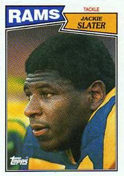 #153 Jackie Slater - Los Angeles Rams - 1987 Topps Football