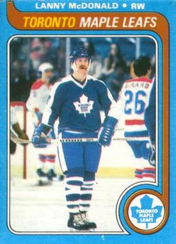 #153 Lanny McDonald - Toronto Maple Leafs - 1979-80 O-Pee-Chee Hockey