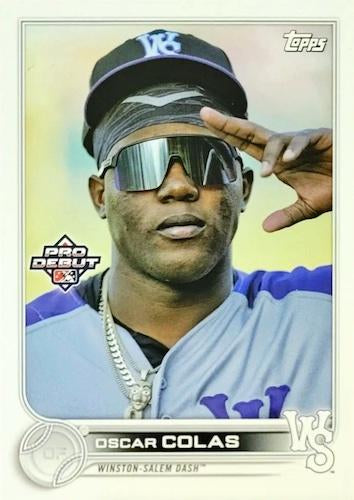 #PD-153b Oscar Colas - Winston-Salem Dash - 2022 Topps Pro Debut Baseball