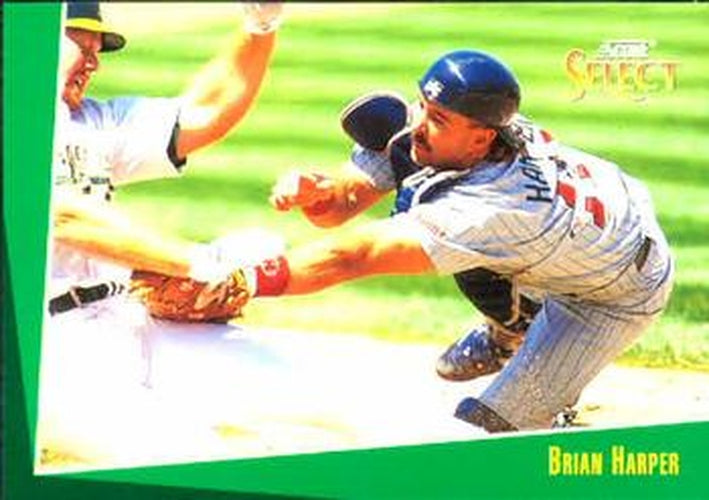 #154 Brian Harper - Minnesota Twins - 1993 Select Baseball