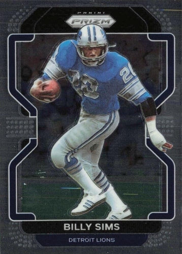 #154 Billy Sims - Detroit Lions - 2021 Panini Prizm Football