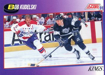 #154 Bob Kudelski - Los Angeles Kings - 1991-92 Score American Hockey
