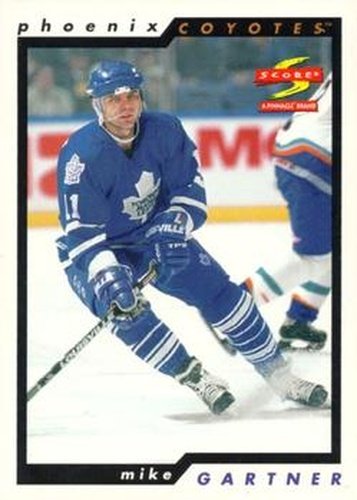 #154 Mike Gartner - Phoenix Coyotes - 1996-97 Score Hockey