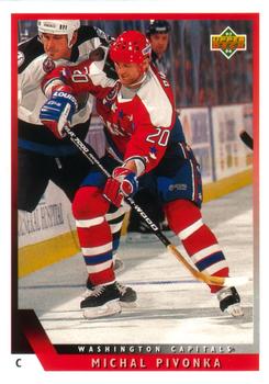 #154 Michal Pivonka - Washington Capitals - 1993-94 Upper Deck Hockey