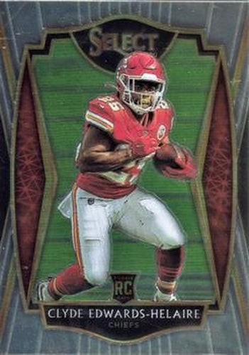 #154 Clyde Edwards-Helaire - Kansas City Chiefs - 2020 Panini Select Football