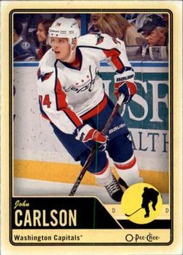 #154 John Carlson - Washington Capitals - 2012-13 O-Pee-Chee Hockey