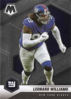 #154 Leonard Williams - New York Giants - 2021 Panini Mosaic Football