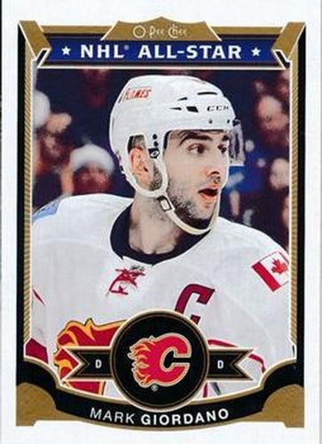 #154 Mark Giordano - Calgary Flames - 2015-16 O-Pee-Chee Hockey
