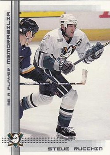 #154 Steve Rucchin - Anaheim Mighty Ducks - 2000-01 Be a Player Memorabilia Hockey