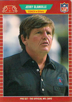 #154 Jerry Glanville - Houston Oilers - 1989 Pro Set Football