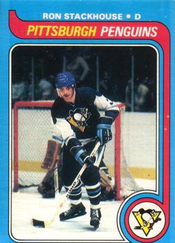 #154 Ron Stackhouse - Pittsburgh Penguins - 1979-80 O-Pee-Chee Hockey
