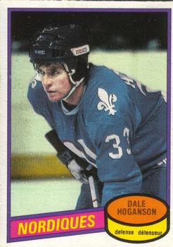#155 Dale Hoganson - Quebec Nordiques - 1980-81 O-Pee-Chee Hockey