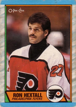 #155 Ron Hextall - Philadelphia Flyers - 1989-90 O-Pee-Chee Hockey