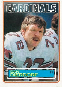 #155 Dan Dierdorf - St. Louis Cardinals - 1983 Topps Football