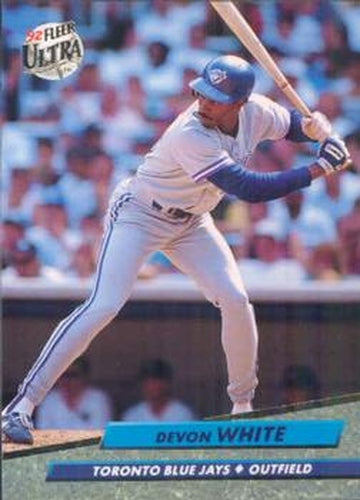 #155 Devon White - Toronto Blue Jays - 1992 Ultra Baseball