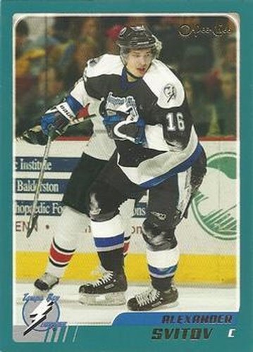 #155 Alexander Svitov - Tampa Bay Lightning - 2003-04 O-Pee-Chee Hockey