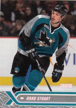 #155 Brad Stuart - San Jose Sharks - 2000-01 Stadium Club Hockey