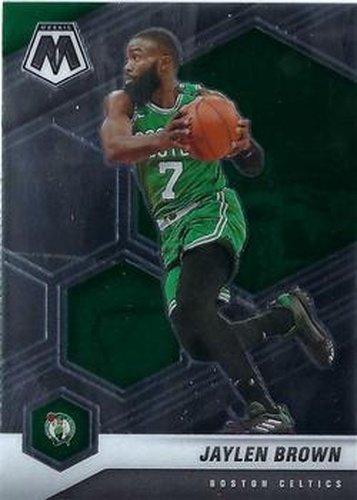 #155 Jaylen Brown - Boston Celtics - 2020-21 Panini Mosaic Basketball