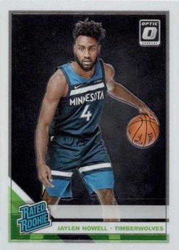 #155 Jaylen Nowell - Minnesota Timberwolves - 2019-20 Donruss Optic Basketball