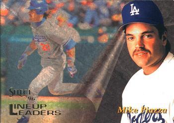 #155 Mike Piazza - Los Angeles Dodgers - 1996 Select Baseball