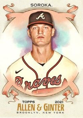 #155 Mike Soroka - Atlanta Braves - 2021 Topps Allen & Ginter Baseball