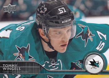 #155 Tommy Wingels - San Jose Sharks - 2014-15 Upper Deck Hockey