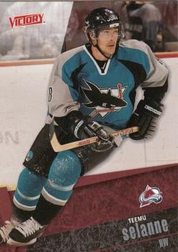 #155 Teemu Selanne - Colorado Avalanche - 2003-04 Upper Deck Victory Hockey