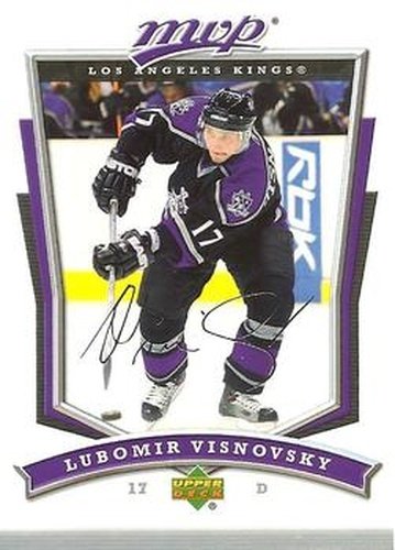 #155 Lubomir Visnovsky - Los Angeles Kings - 2007-08 Upper Deck MVP Hockey