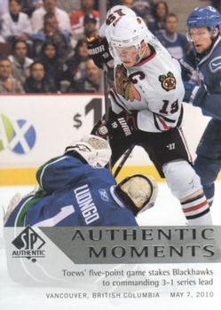 #155 Jonathan Toews - Chicago Blackhawks - 2012-13 SP Authentic Hockey