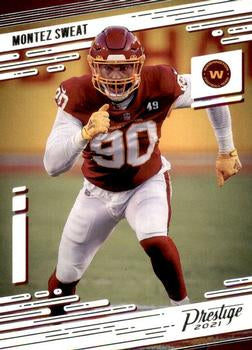 #156 Montez Sweat - Washington Football Team - 2021 Panini Prestige Football