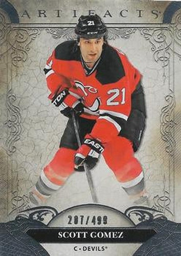 #156 Scott Gomez - New Jersey Devils - 2020-21 Upper Deck Artifacts Hockey