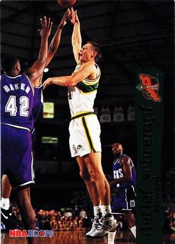 #156 Detlef Schrempf - Seattle SuperSonics - 1995-96 Hoops Basketball