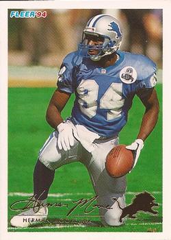 #156 Herman Moore - Detroit Lions - 1994 Fleer Football