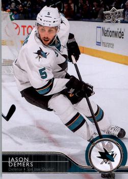 #156 Jason Demers - San Jose Sharks - 2014-15 Upper Deck Hockey